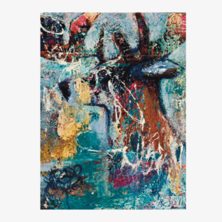 Abstract Art | Murdo - Sea Warrior | Animal | Deer | Original Artwork