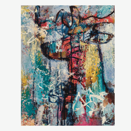 Abstract Art | Innes - Island | Animal | Deer | Original Artwork