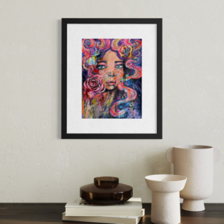 Between Awakening | Original Mixed Media Artwork