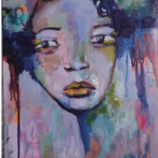 🔴SOLD - Portrait  III- Original Abstract Artwork for your home