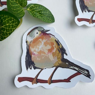 Sticker | Planner | Journal | Laptop | Robin Sticker