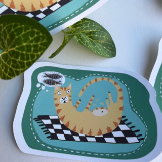 Journal Sticker | Cat Sticker | Planner Sticker | Animal Sticker