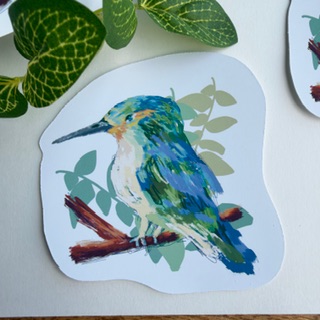 Sticker| Kingfisher | Planner | Journal | Sticker